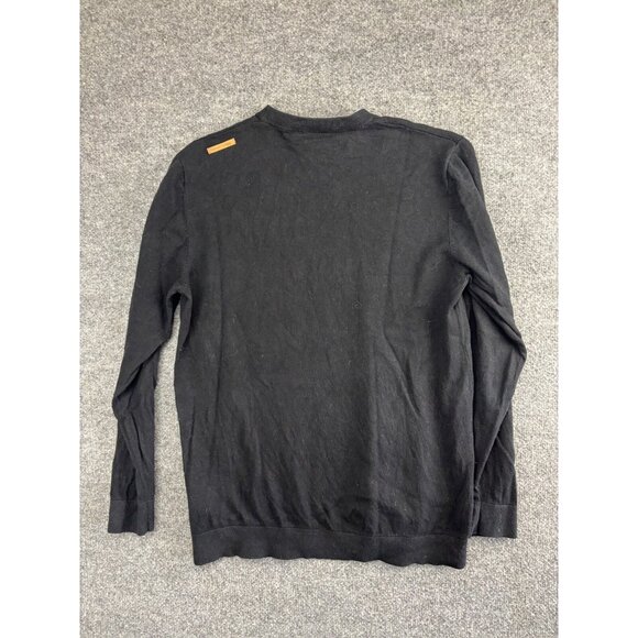 Picture Organic Clothing Wool Blend Sweater Men's XL Black Long Sleeve Pullover - Picture 7 of 8